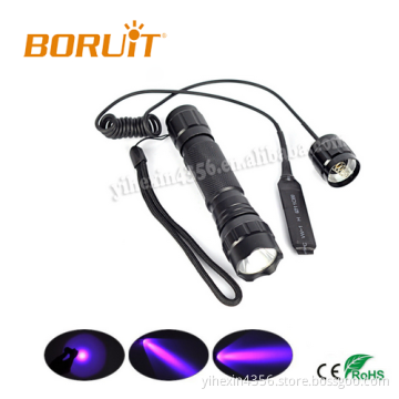 Newest Design 501b Purple Light UV Rechargeable led Flashlight 365nm uv Torch Light
